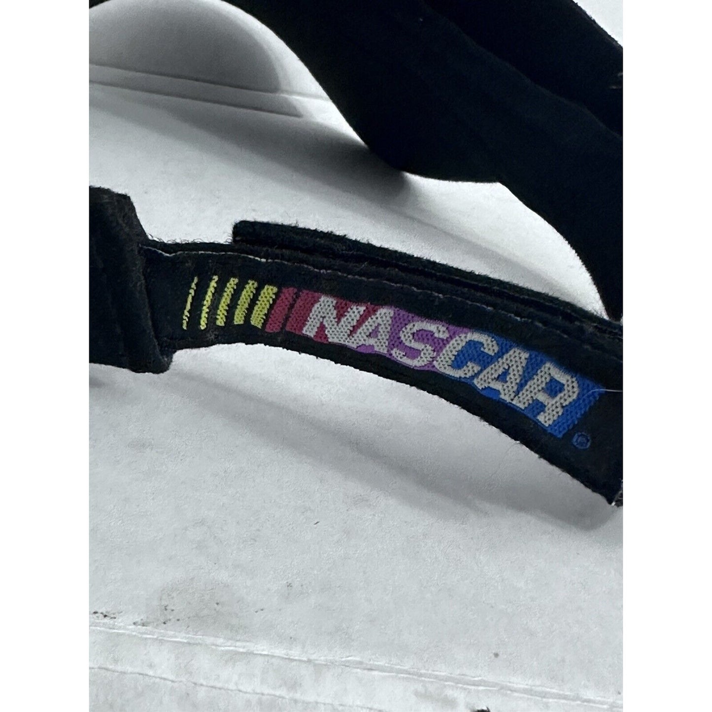 Jeff Burton 99 racing Black Flames Nascar Visor Hat Car Automobile Drew Pearson