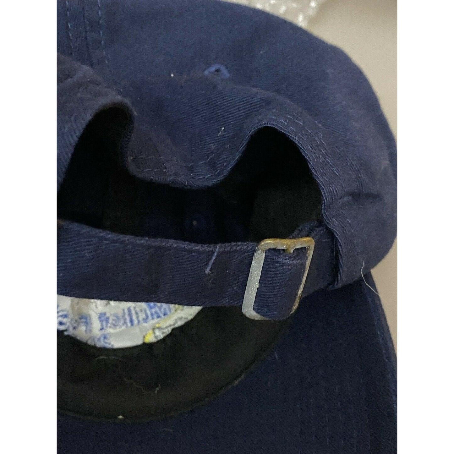 Michigan Embroidered Blue Black Headwear Adjustable Cap / Hat