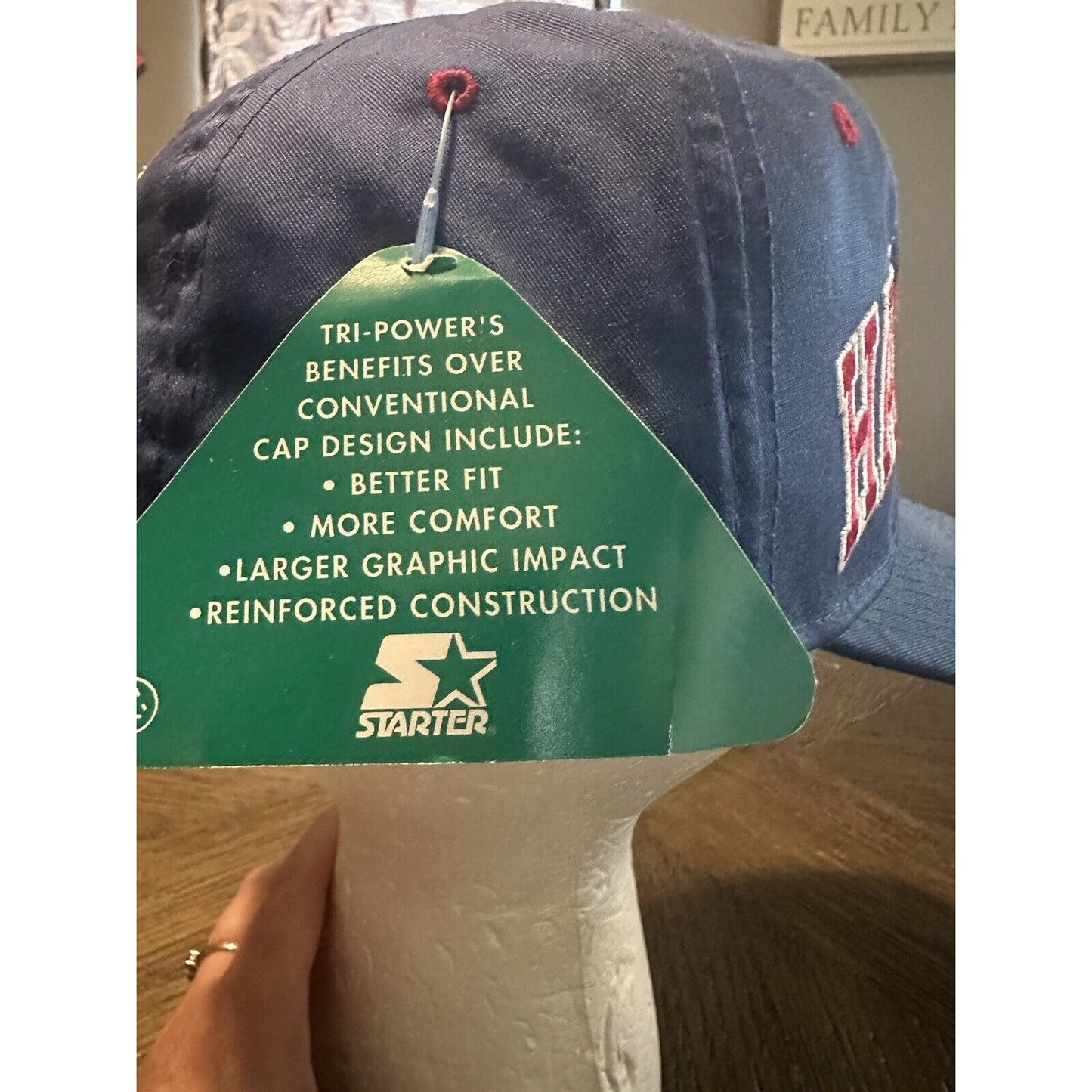 NWT Starter Hockey Hall Of Fame Temple de la Renommee du Hockey Blue Hat