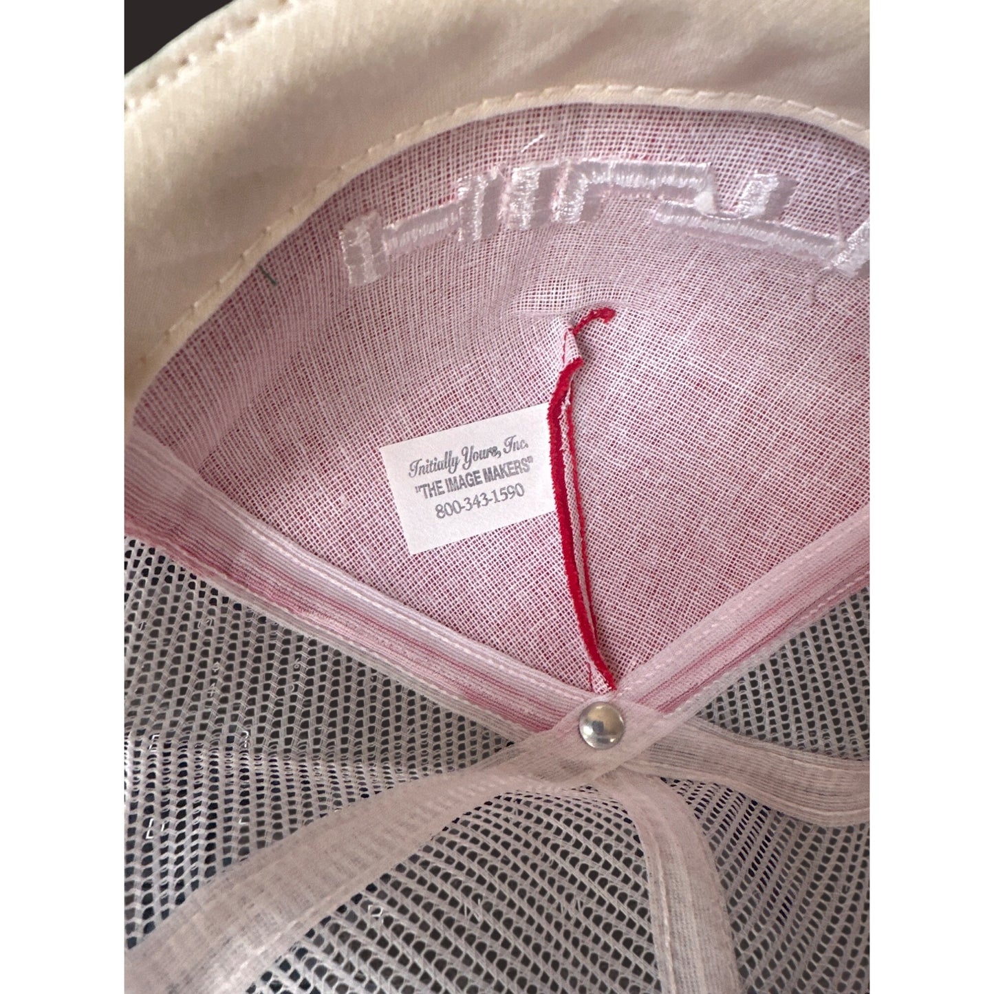 Vintage Hilti Red & White Trucker Mesh Snapback Hat