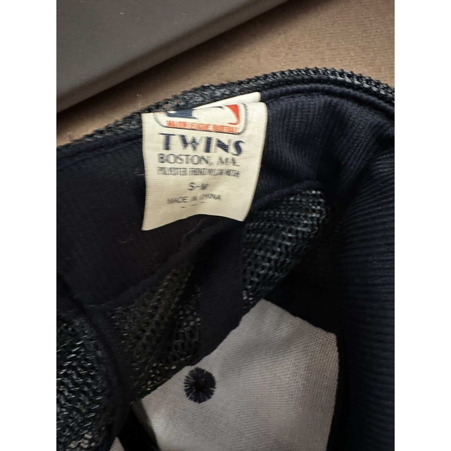 Metro Detroit Ford Dealers Snapback Hat Navy & Green Twins S Mesh Back