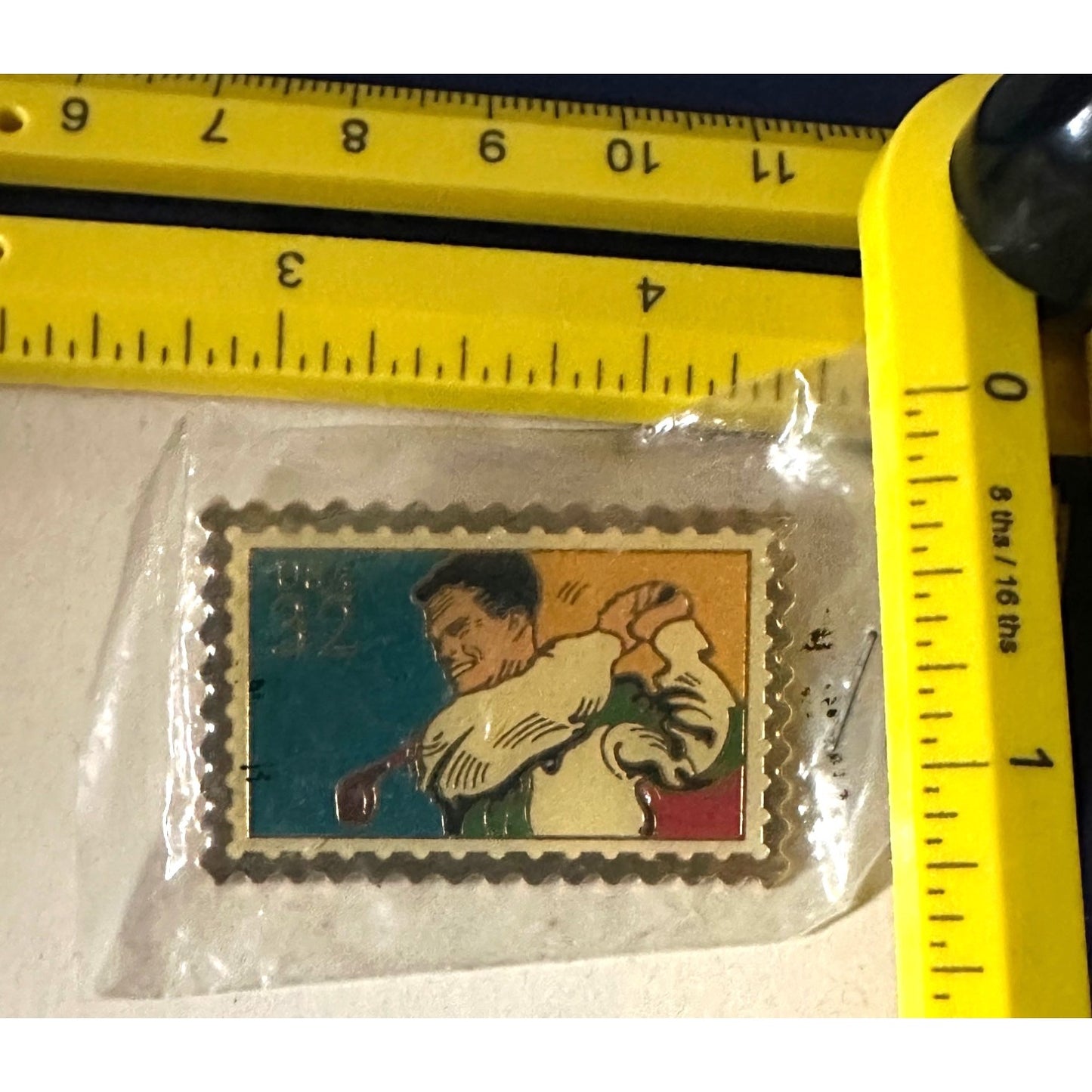 Olympic USA 32 Cent Collectible Golf Stamp Lapel Pin
