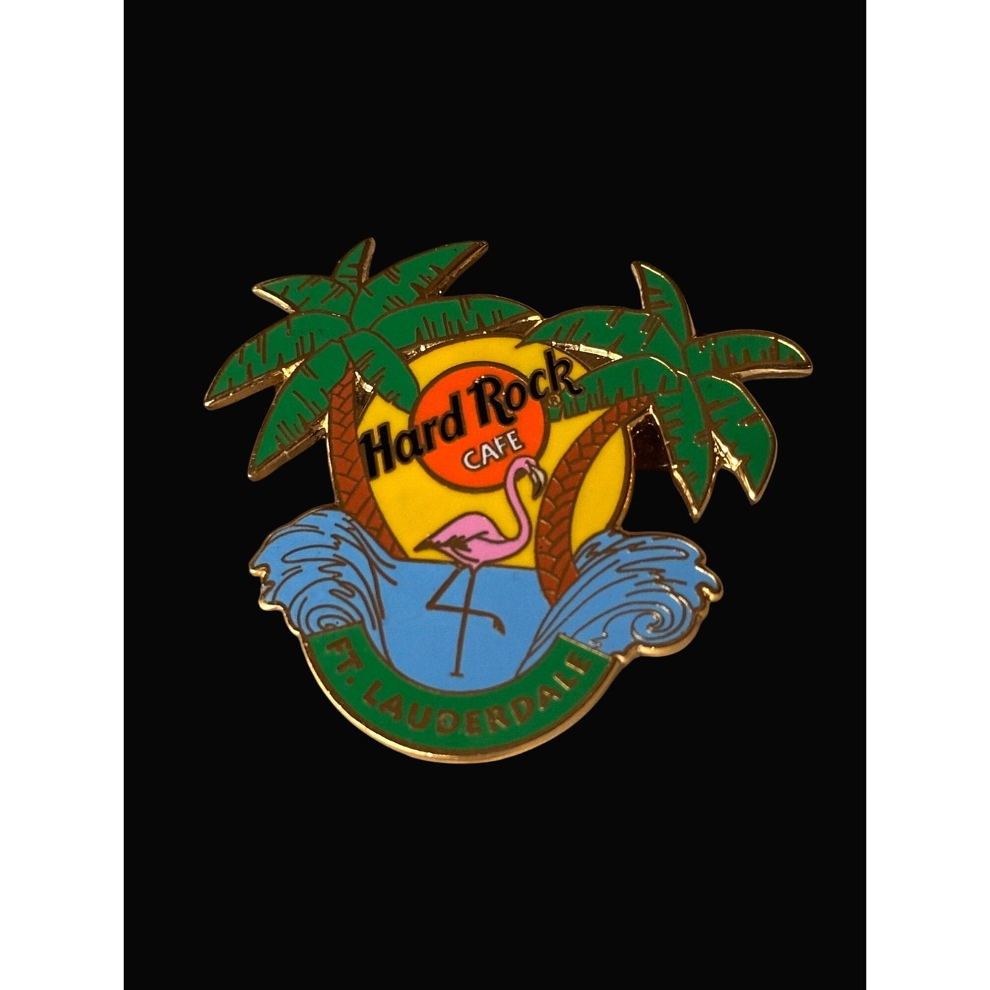 Hard Rock Cafe Ft. Lauderdale flamingo Enamel Pin Collectible