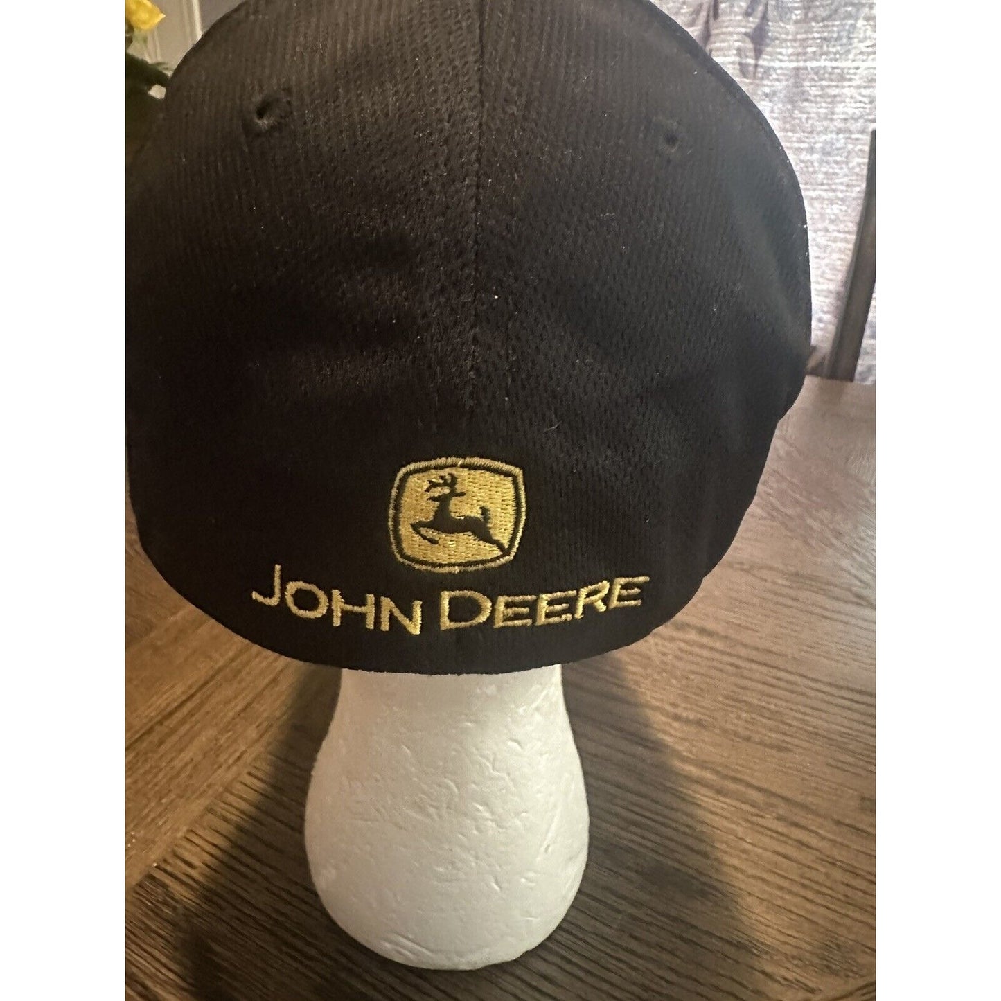 Baseball Cap Black M/L AIS Construction John Deere Trucker Hat