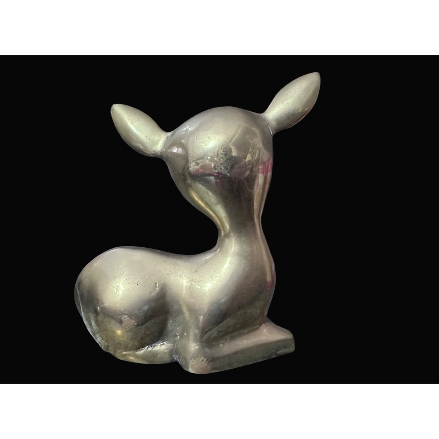 Brass Deer Figurine Set - Mid-Century Collectible Set Of 2 Home Decor