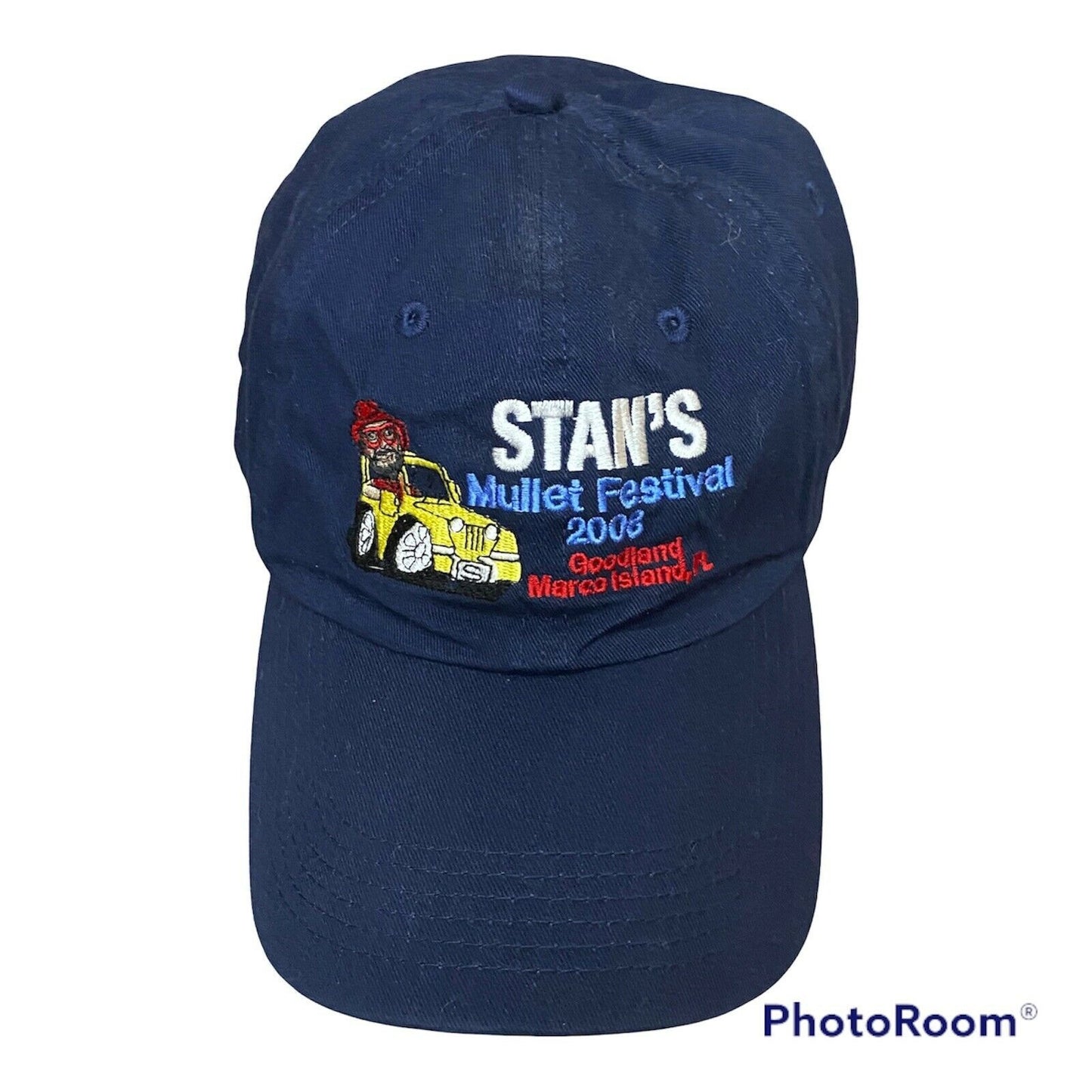 Stan’s Mullet Festival 2008 baseball Hat cap Goodland Florida Marco Island Fun