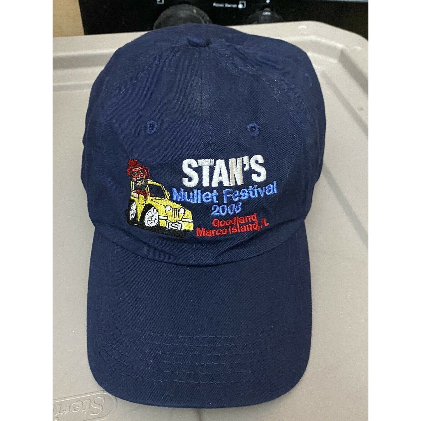 Stan’s Mullet Festival 2008 baseball Hat cap Goodland Florida Marco Island Fun