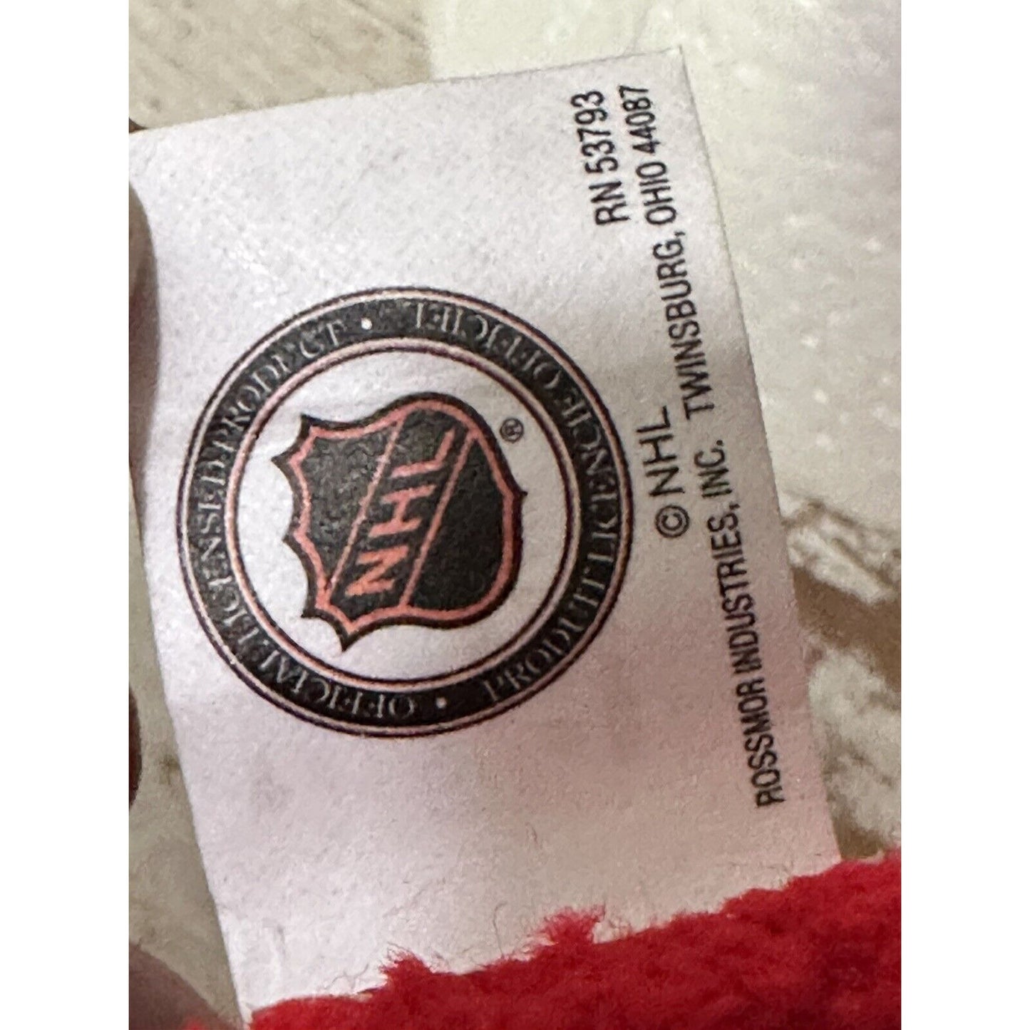 Detroit Red Wings Knit Hat NHL Official License Red Beanie Unisex Adult Size