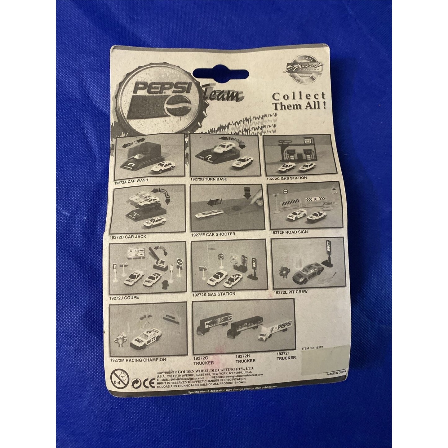 Golden Wheel Team Pepsi #77 Jimmy Peck #19272L PIT CREW