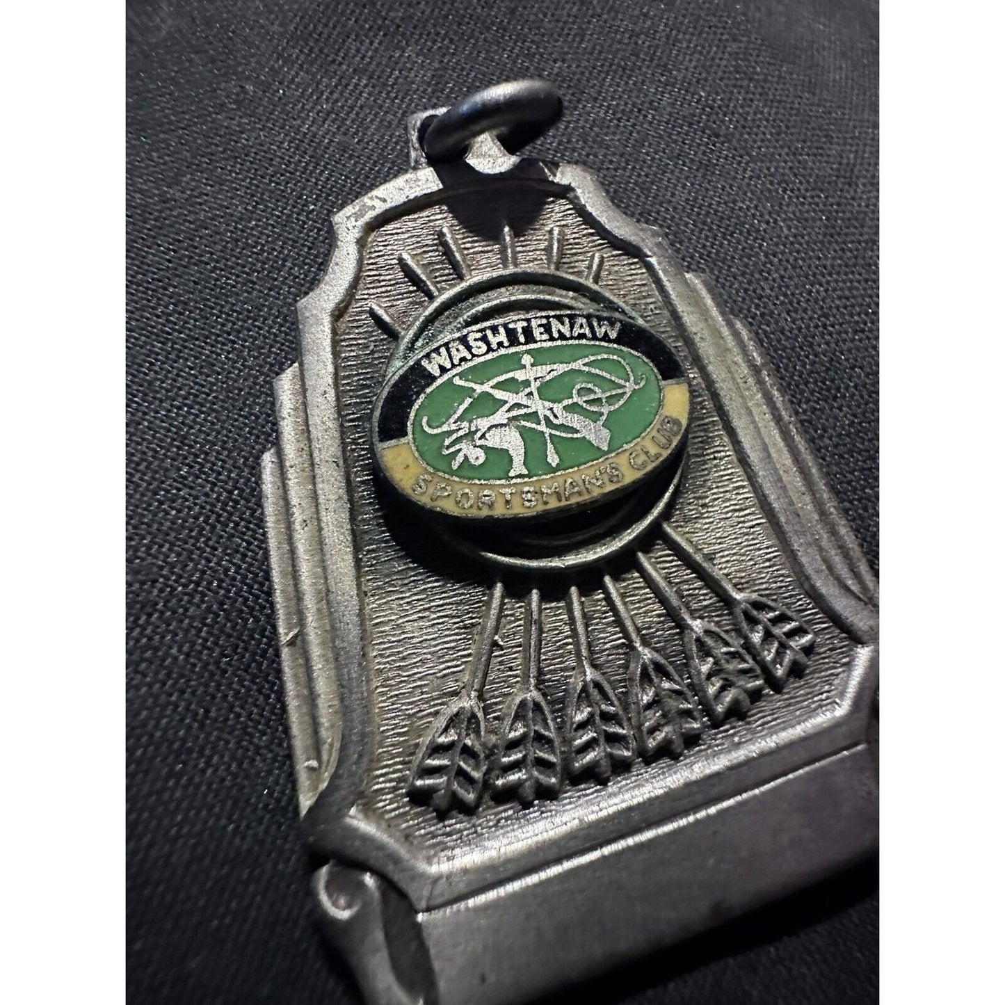 Washtenaw Sportsman club Ypsilanti Michigan Archery Medal Award Pendant