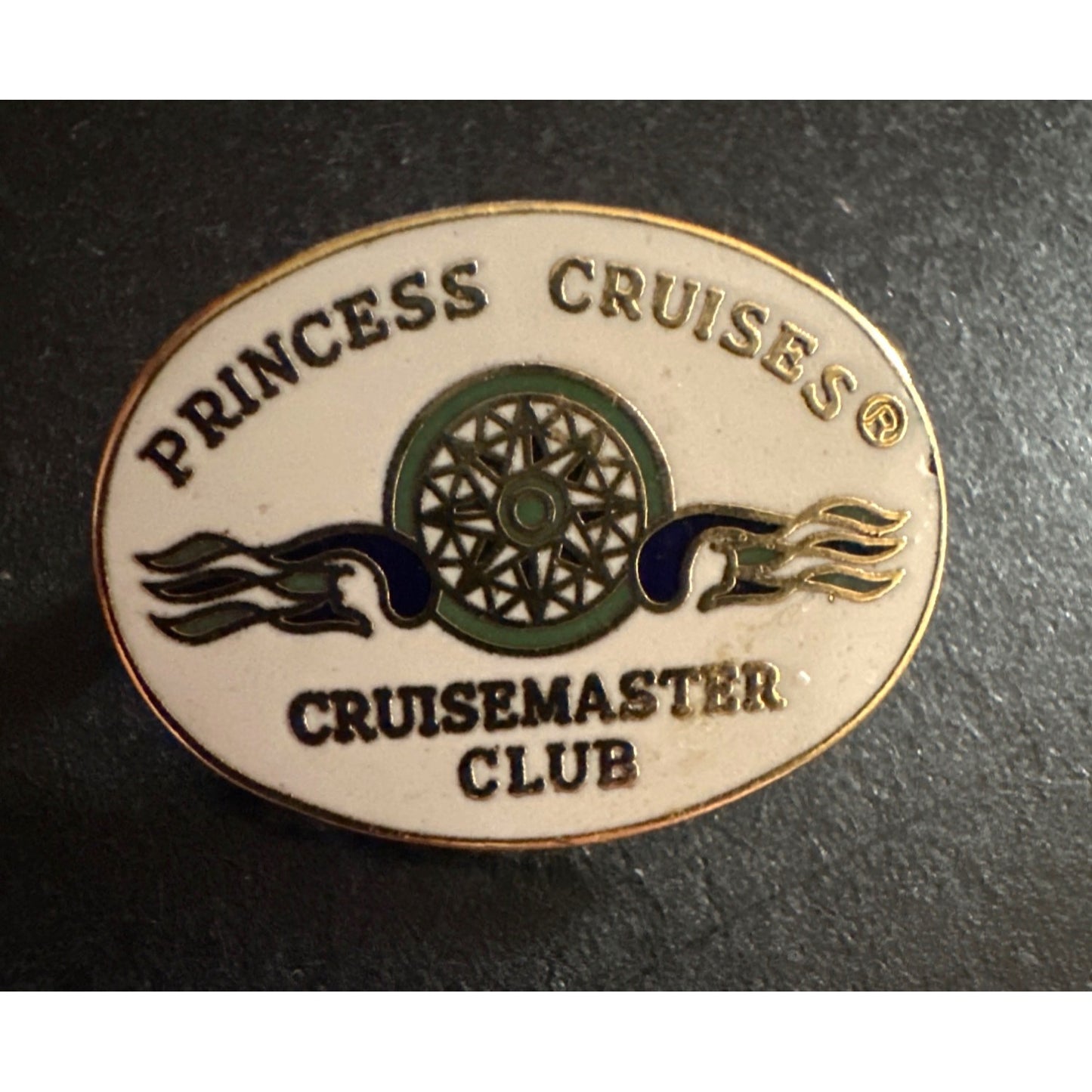 Princess Cruises Cruisemaster Club Gold-Tone Enamel Pin Badge