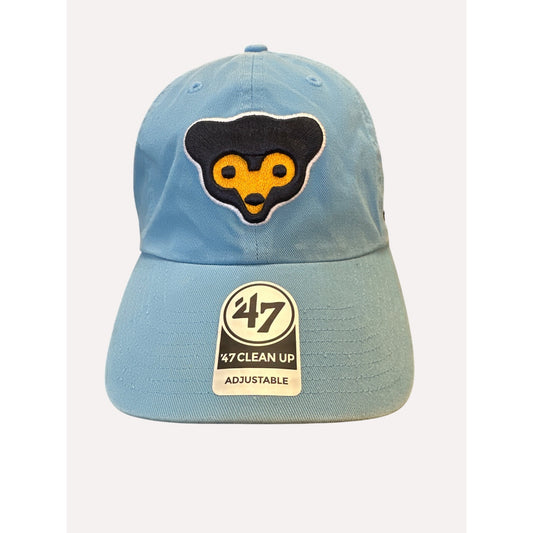 Cubs 47 Clean Up Adjustable Hat Light Blue