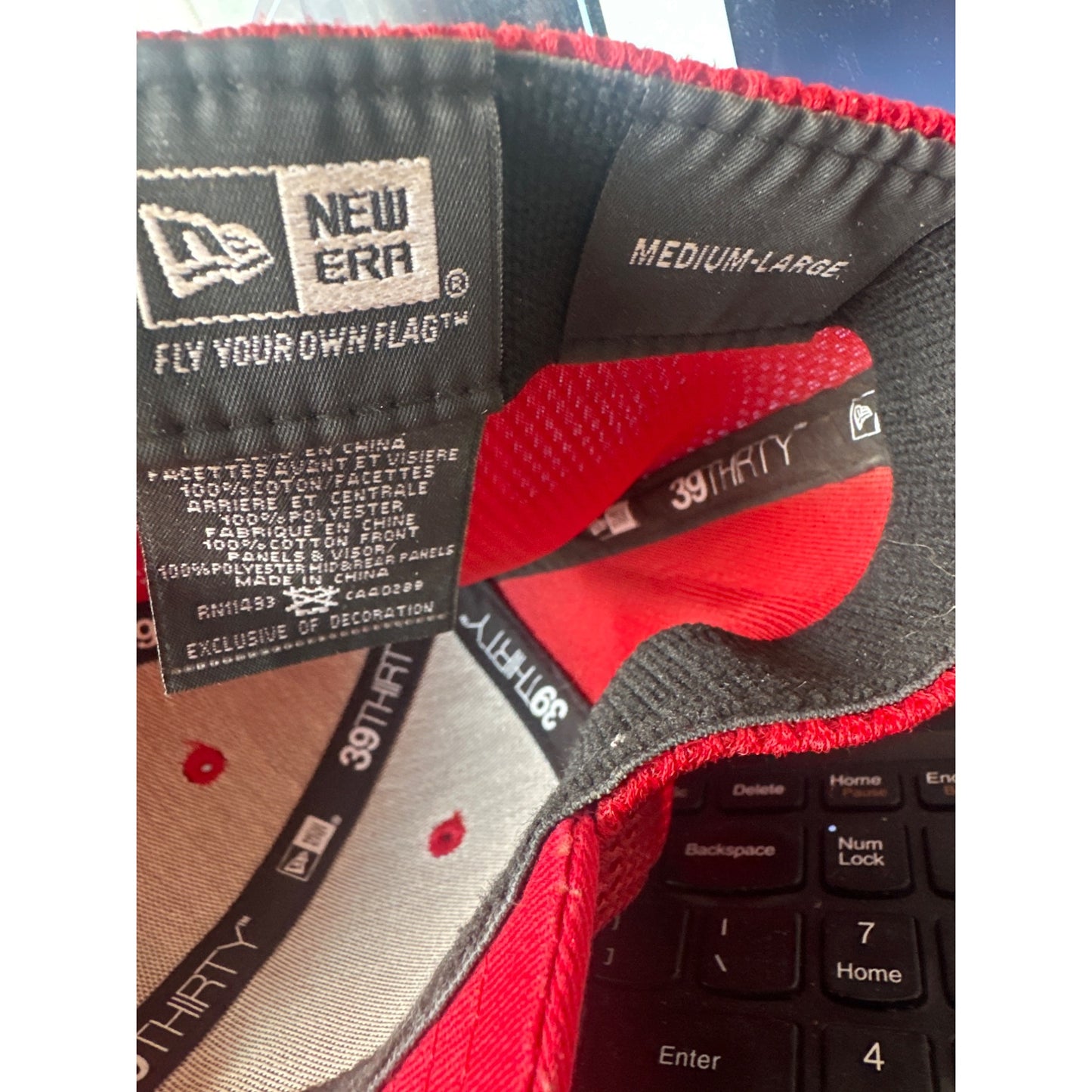 Cincinnati Reds New Era 39Thirty Flex Hat Medium-Large