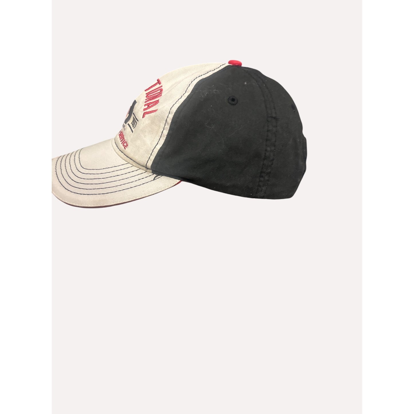 International Motor Truck Service Hat  Snapback 715 Headwear Black & Beige