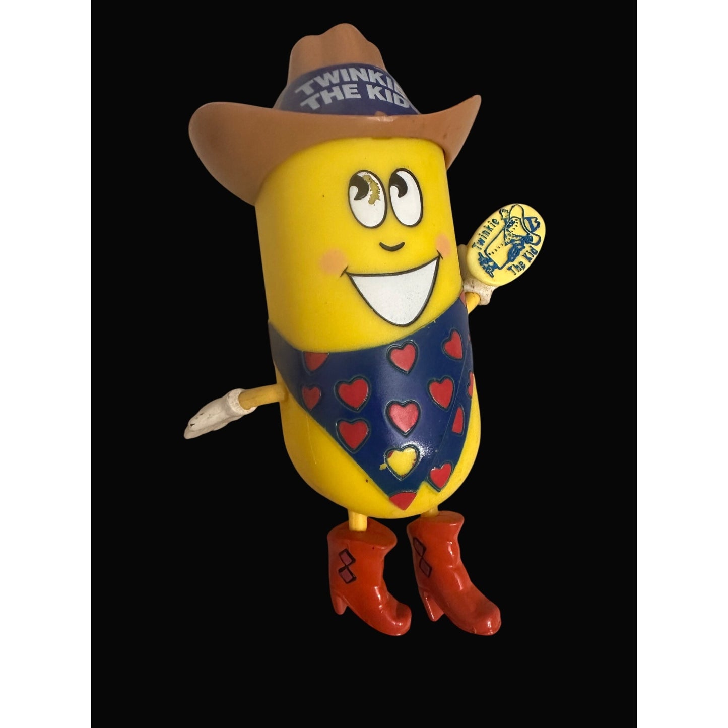 Hostess Twinkie The Kid Cowboy Vintage Toy Storage Container & Ring Collectible