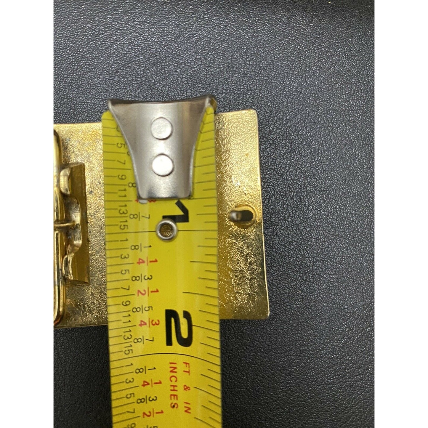 Lee N.Y. Zodiac Aries Ram ? Gold Tone Sparkle Belt Buckle 11-29 Astrology