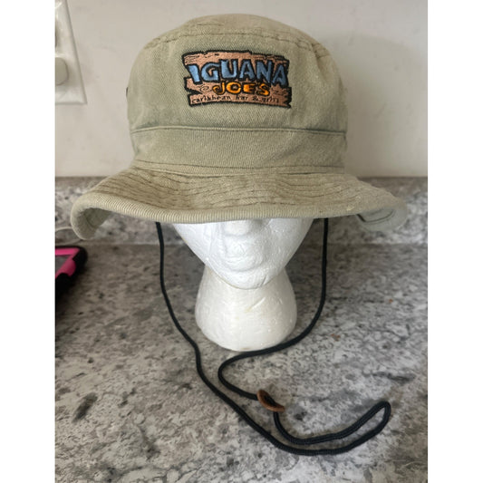 Iguana Joes Aruba Bucket Hat One Size 100% Cotton Made In China
