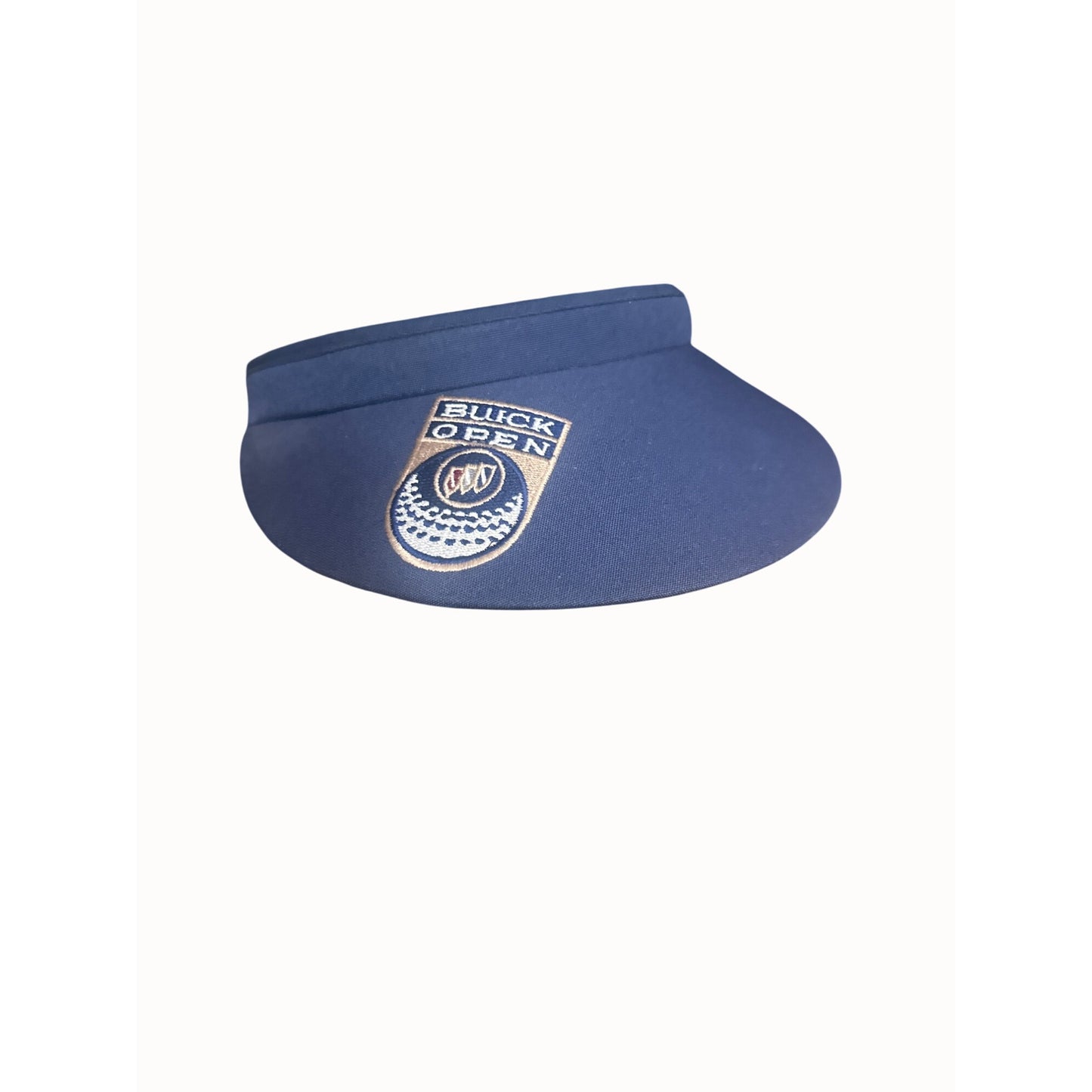 Buick Open Golf Visor Made In USA Blue & Green Terry Cloth Town Talk Vintage