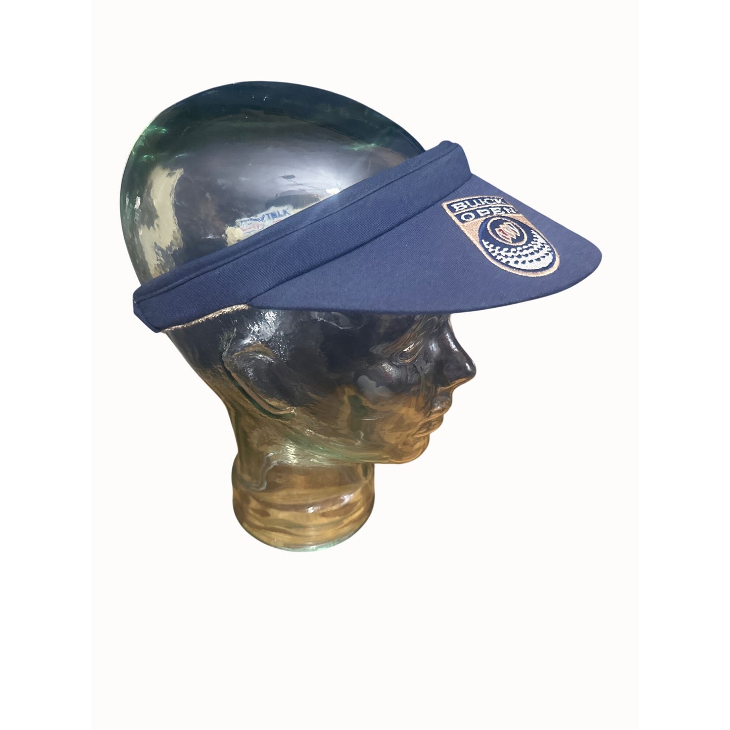 Buick Open Golf Visor Made In USA Blue & Green Terry Cloth Town Talk Vintage