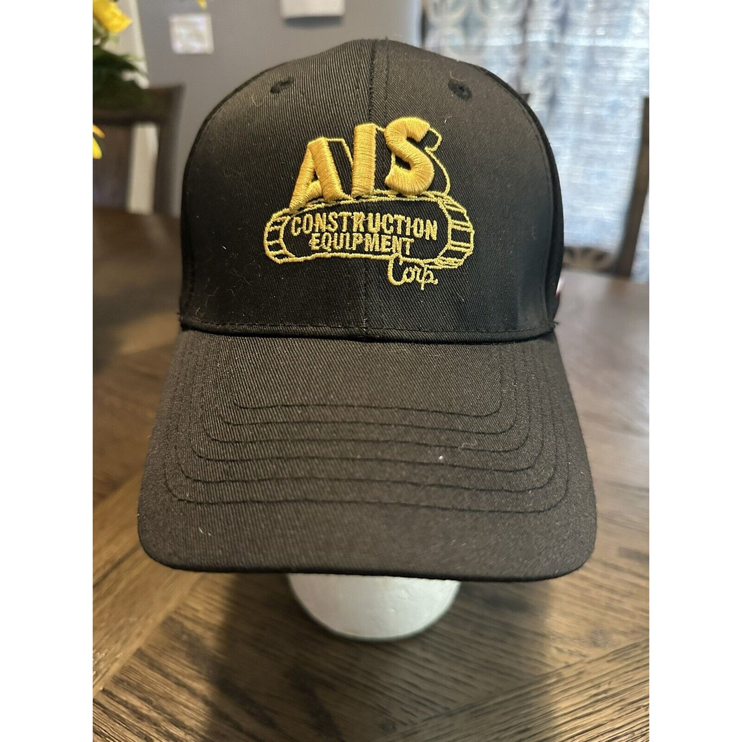 Baseball Cap Black M/L AIS Construction John Deere Trucker Hat