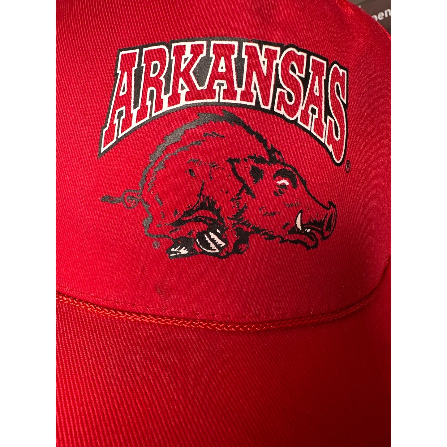 University Arkansas Razorbacks Red Snapback Hat