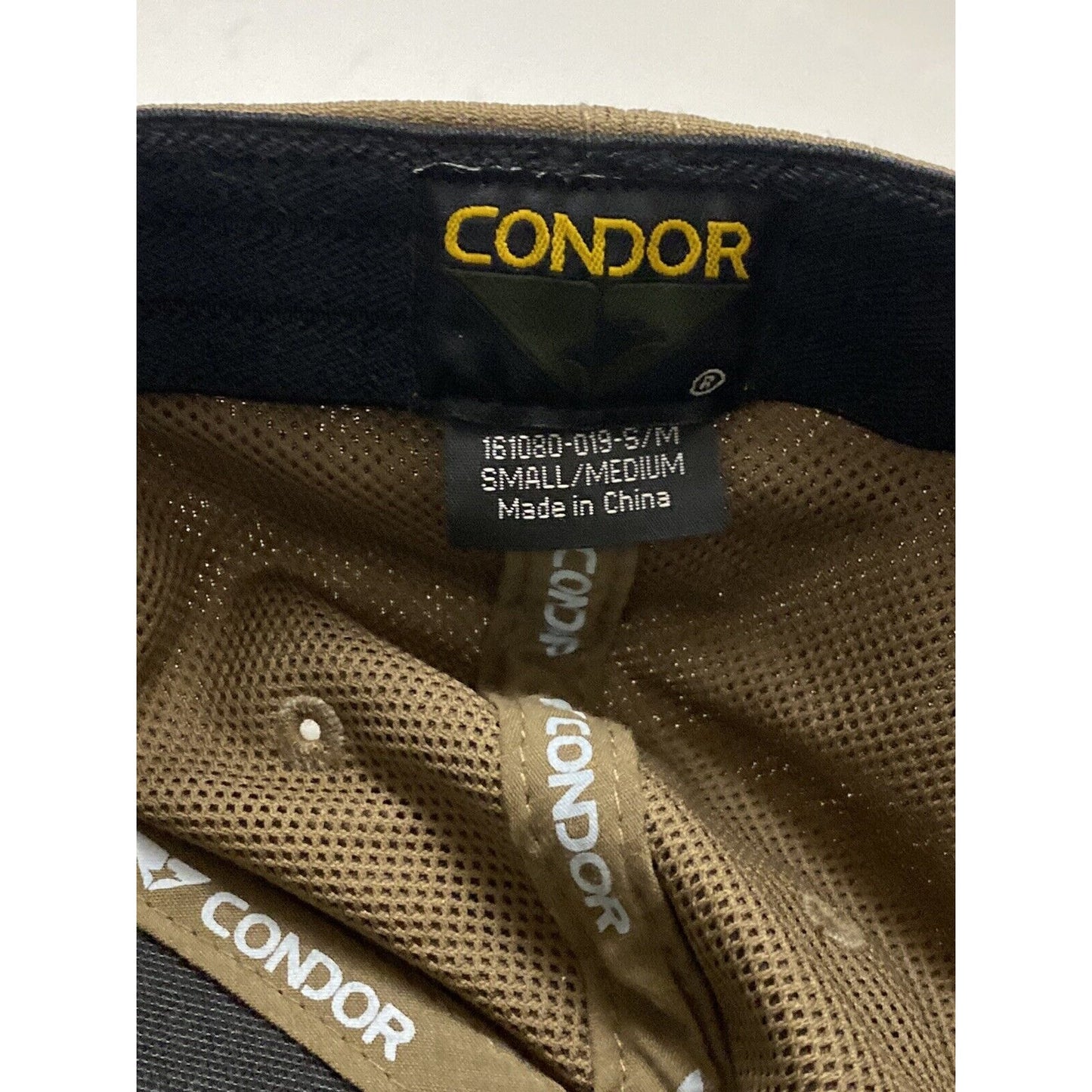 Condor Warrior Hat Mens Small Medium Beige Baseball Cap