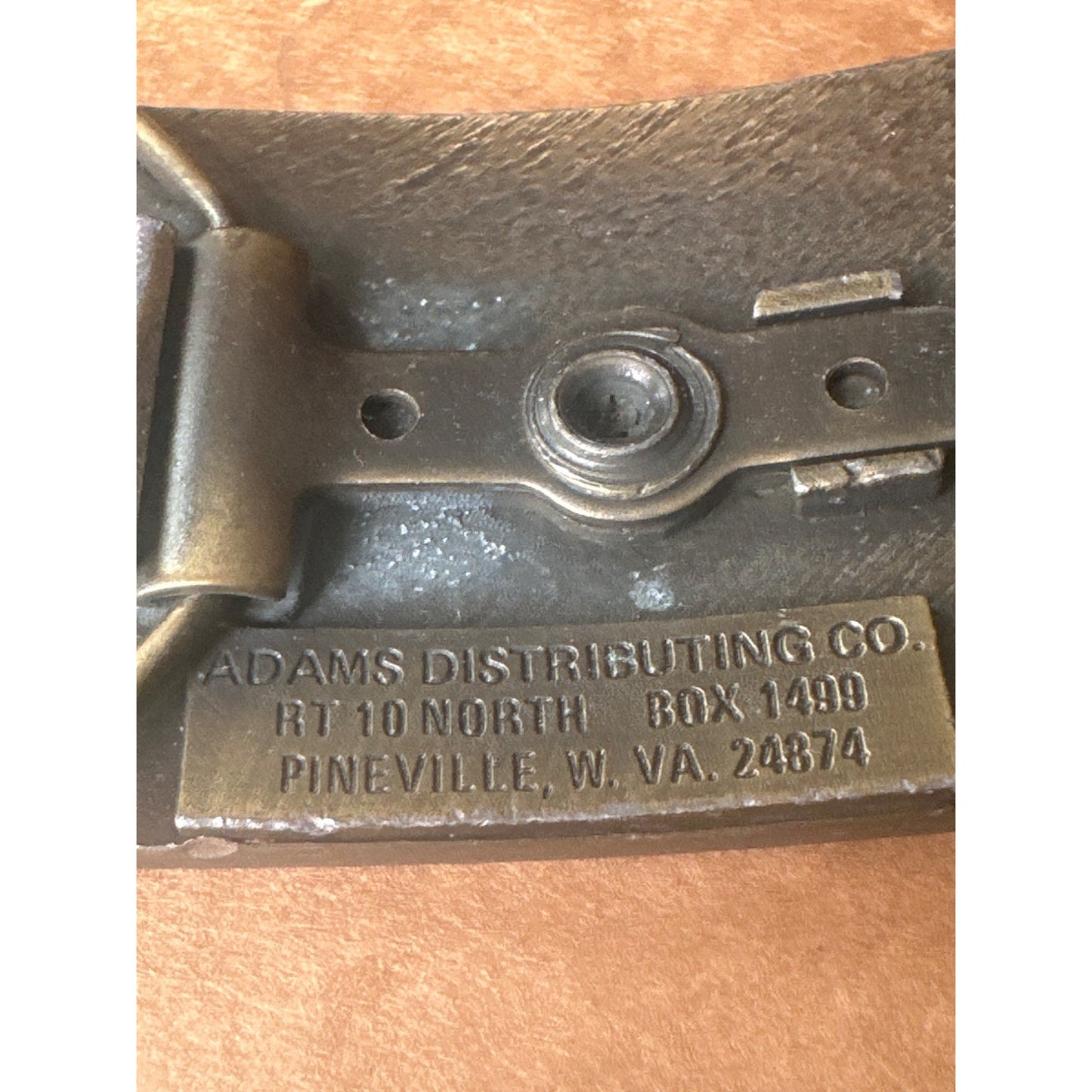 Itmann Prep Plant Belt Buckle By Adams Distributing Co. Pineville W. Va. 24874