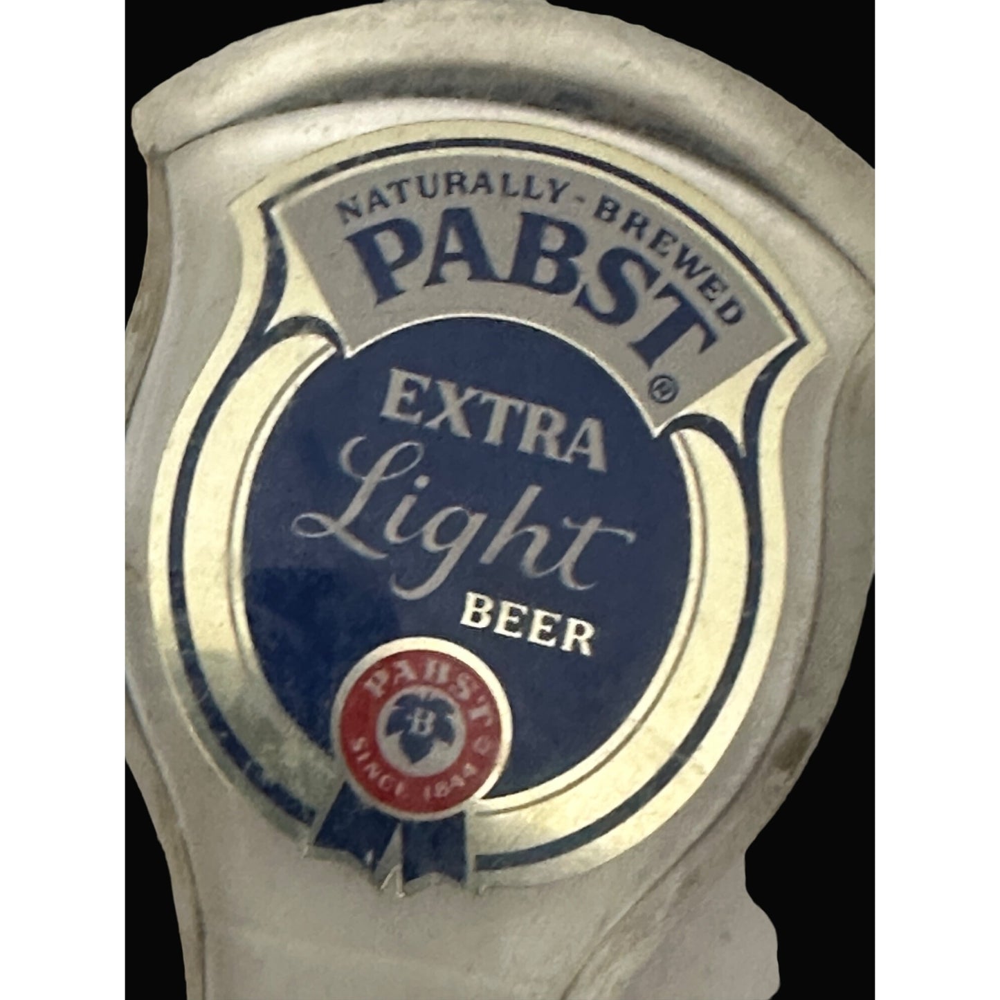 Pabst Extra Light Beer acrylic Tap Handle vintage