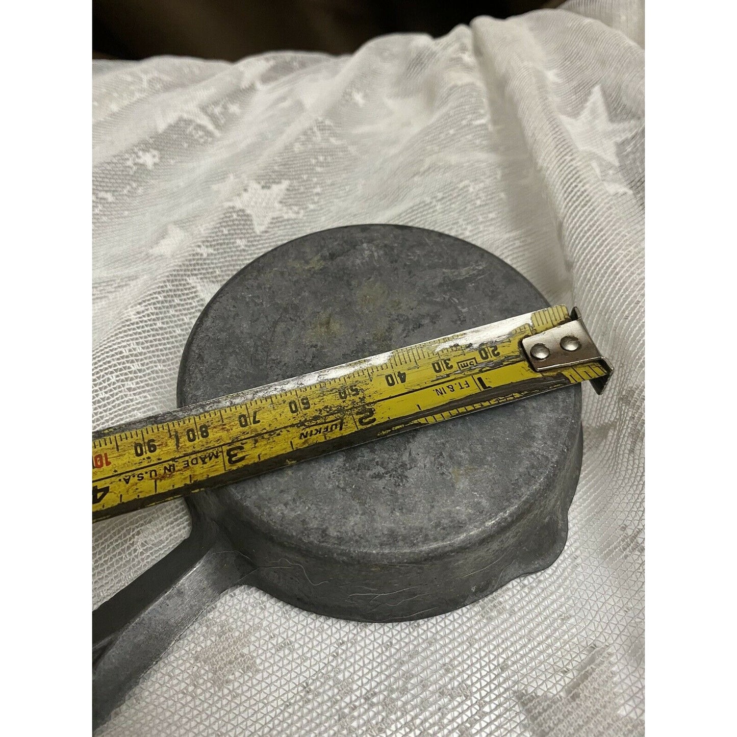 Moorman's Metal Pan Ashtray Spoon Rest 6 Inch Long