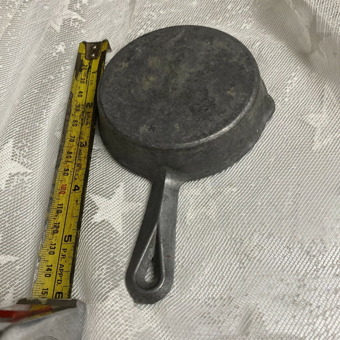 Moorman's Metal Pan Ashtray Spoon Rest 6 Inch Long