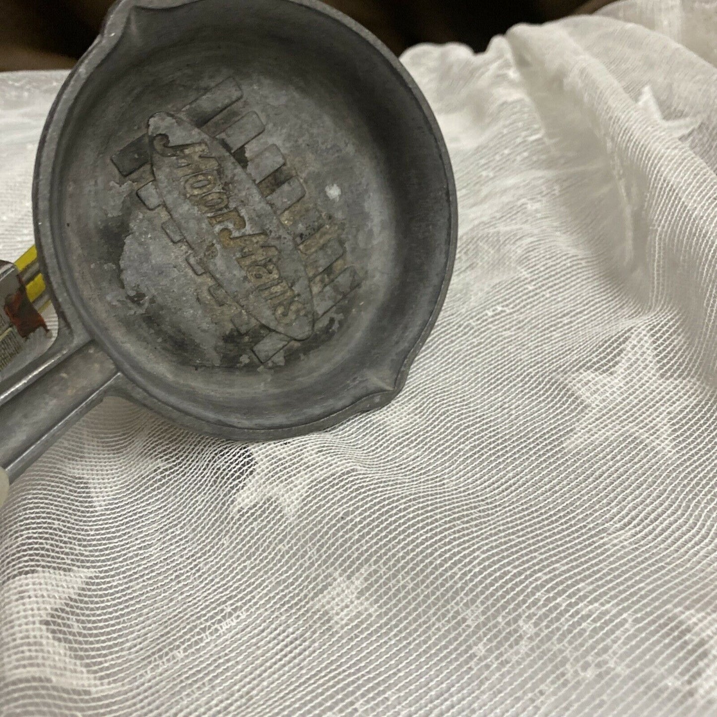 Moorman's Metal Pan Ashtray Spoon Rest 6 Inch Long