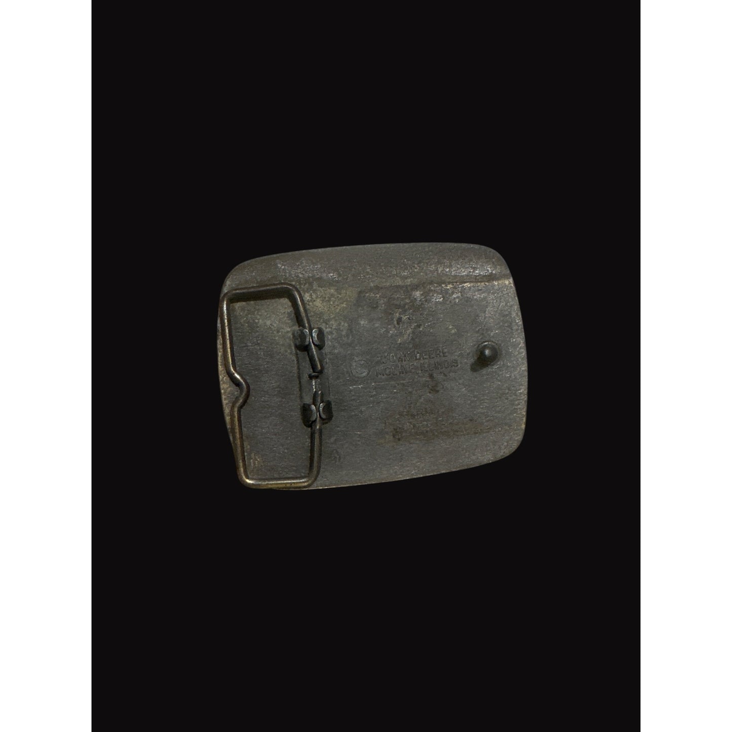 John Deere Vintage Belt Buckle Tractor Design Metal
