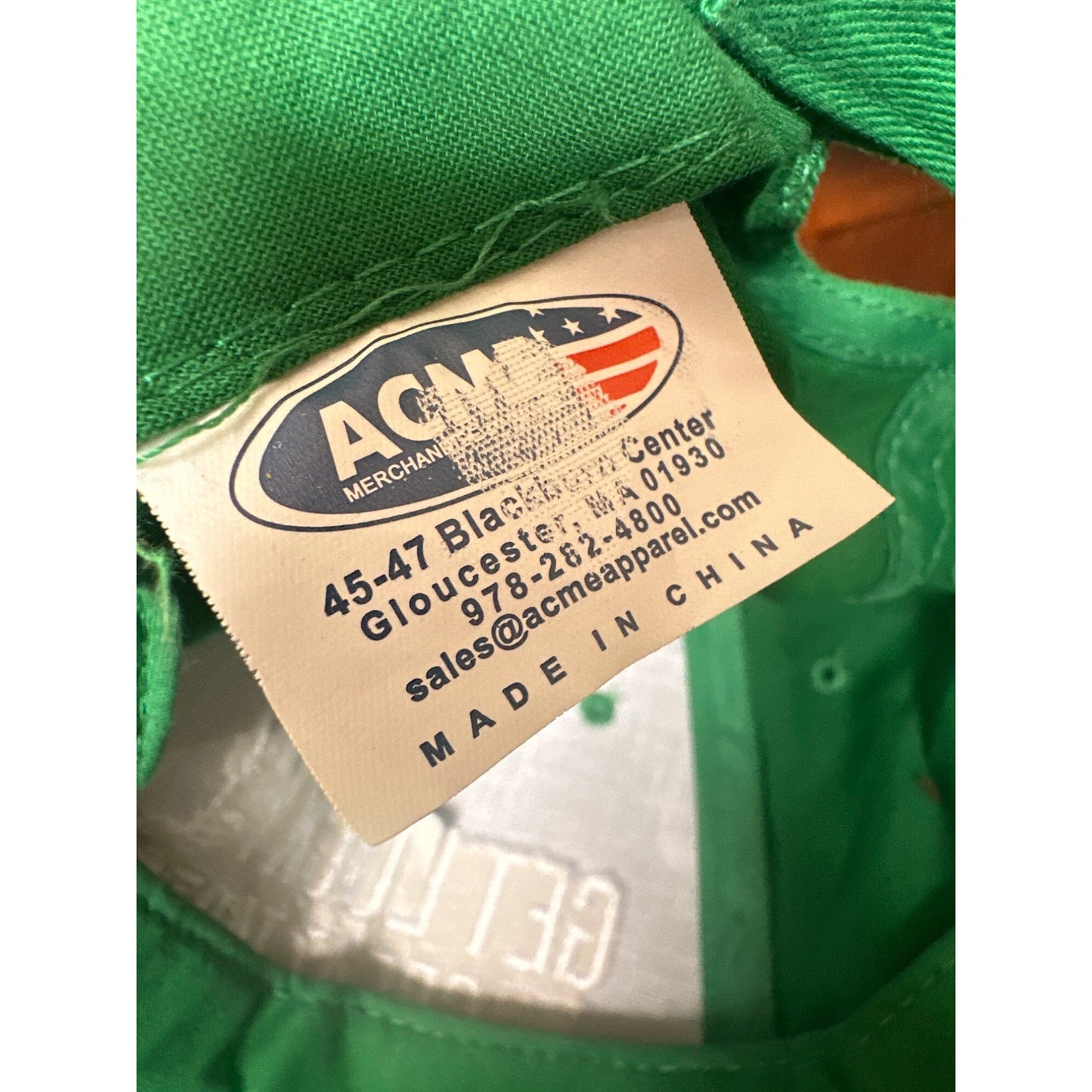 Green Miller Lite Logo Baseball Cap "Get Lucky With Great Taste" Embroidery