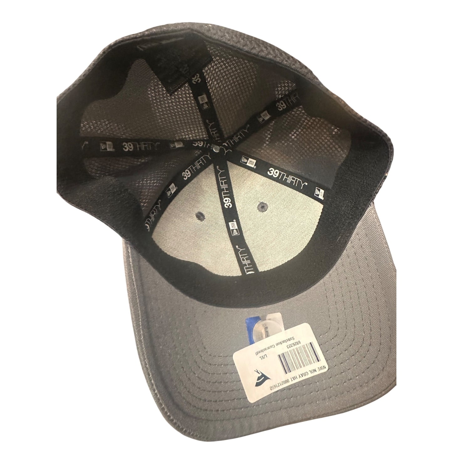 Florida State Seminoles Gray & Black Mesh Cap L/XL New Era 39 thirty