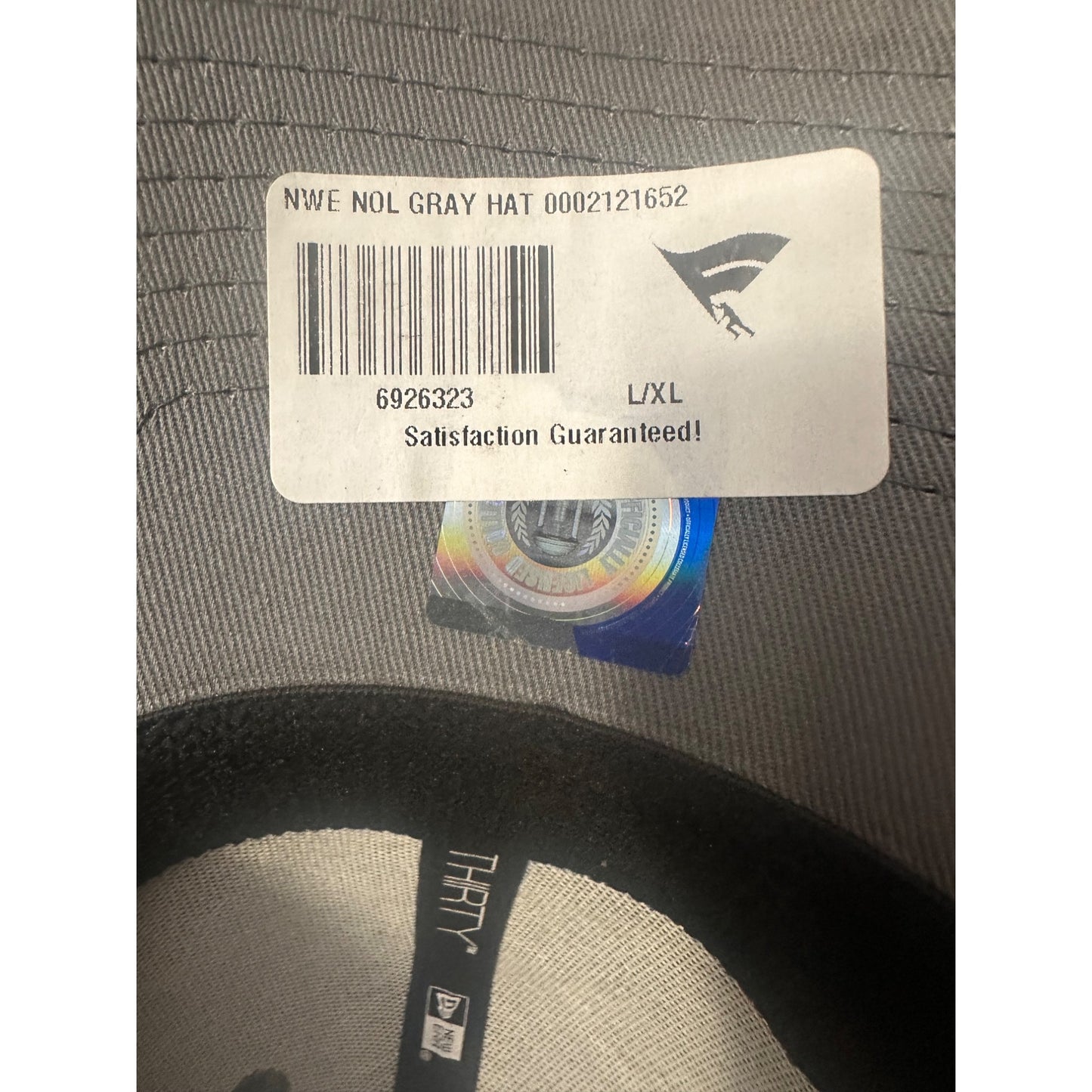 Florida State Seminoles Gray & Black Mesh Cap L/XL New Era 39 thirty