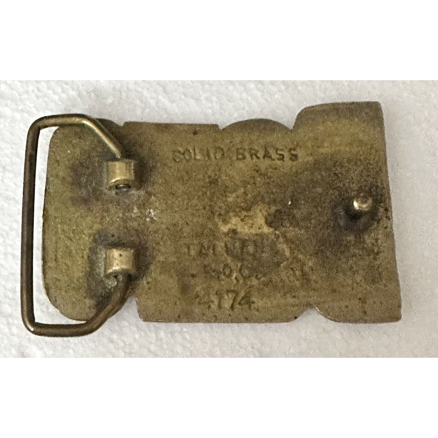 Solid Brass Dave Belt Buckle Iconic 80s Name Vintage Taiwan ROC 4174