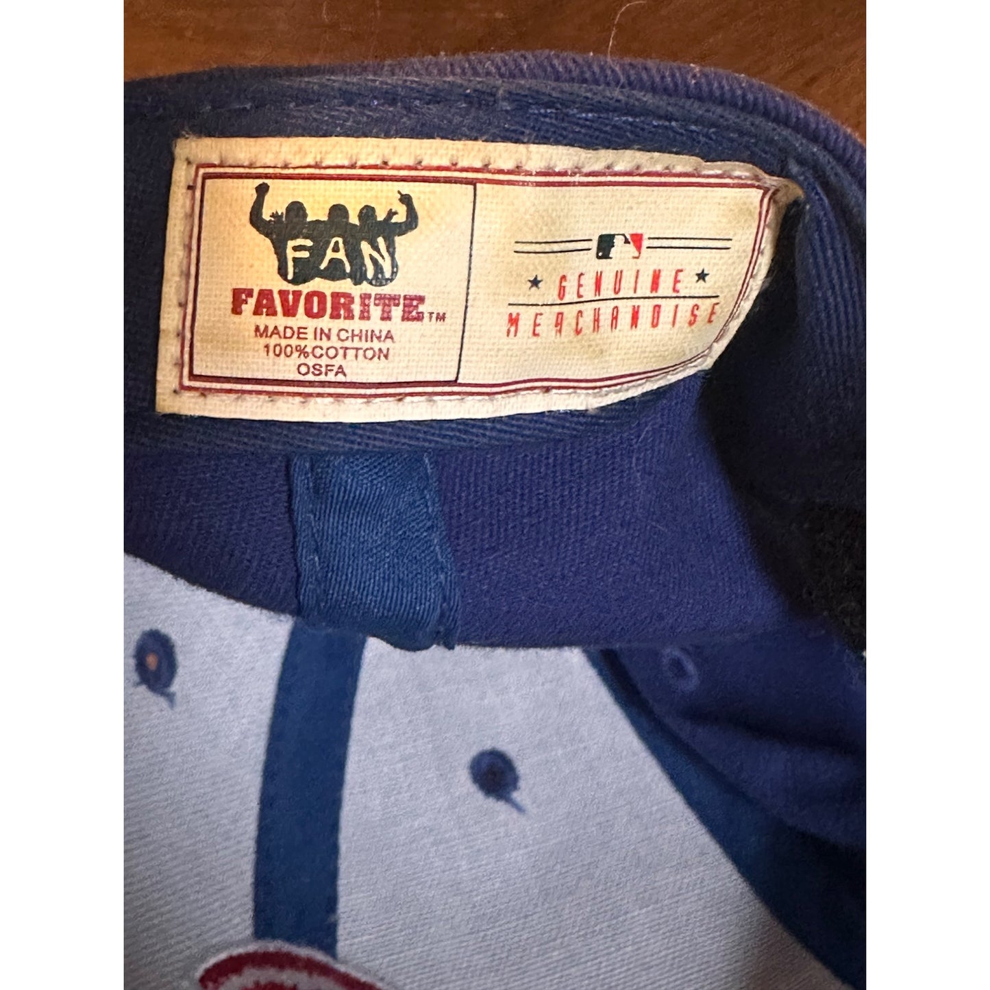 Chicago Cubs Fan Favorite MLB Adj Baseball Cap hat Genuine Merchandise
