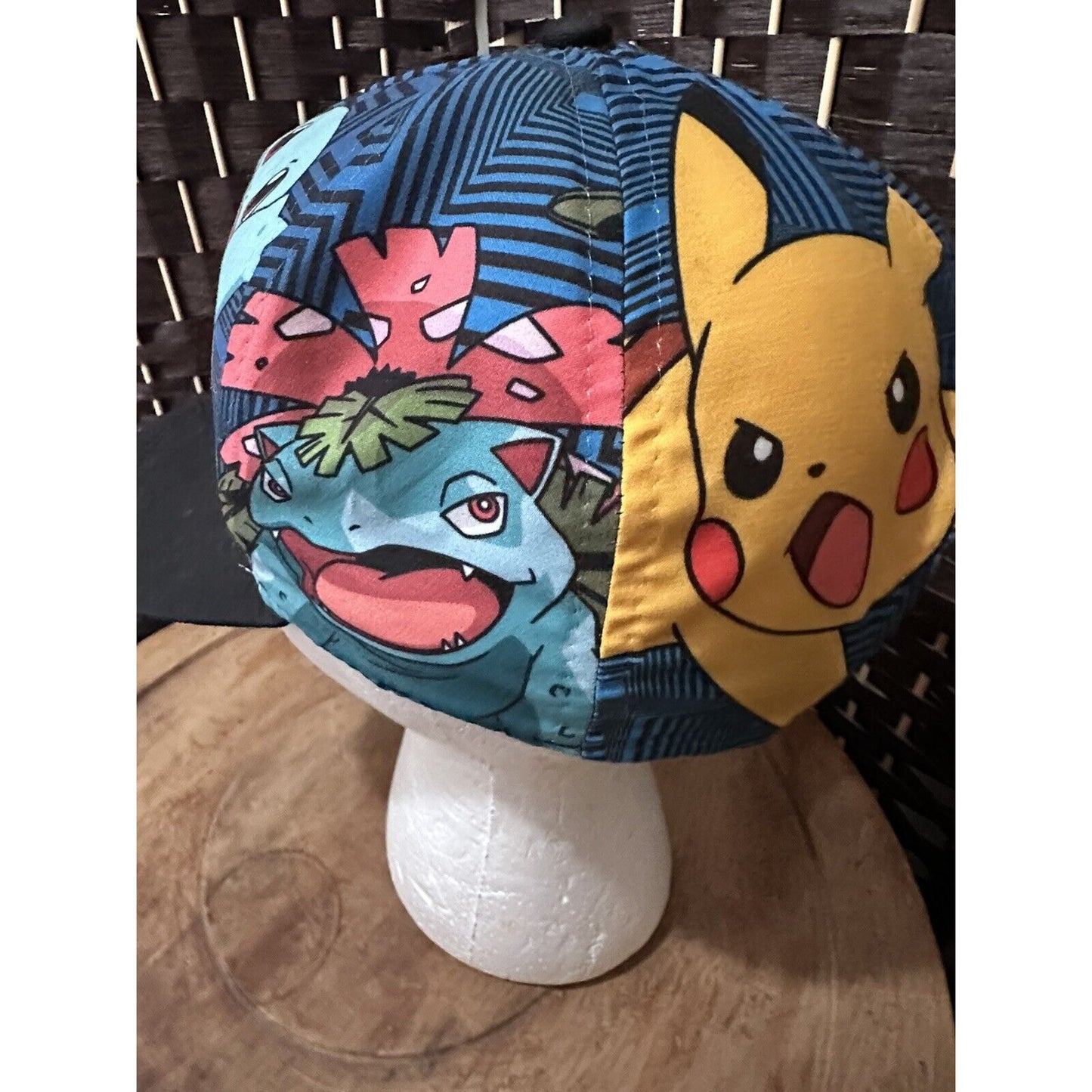 Pokemon All Over Snapback Baseball Cap Hat YOUTH Size Cartoon Charizard Pikachu