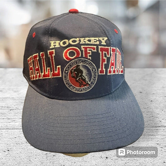 NWT Starter  Hockey Hall Of Fame Temple de la Renommee du Hockey Blue  Hat