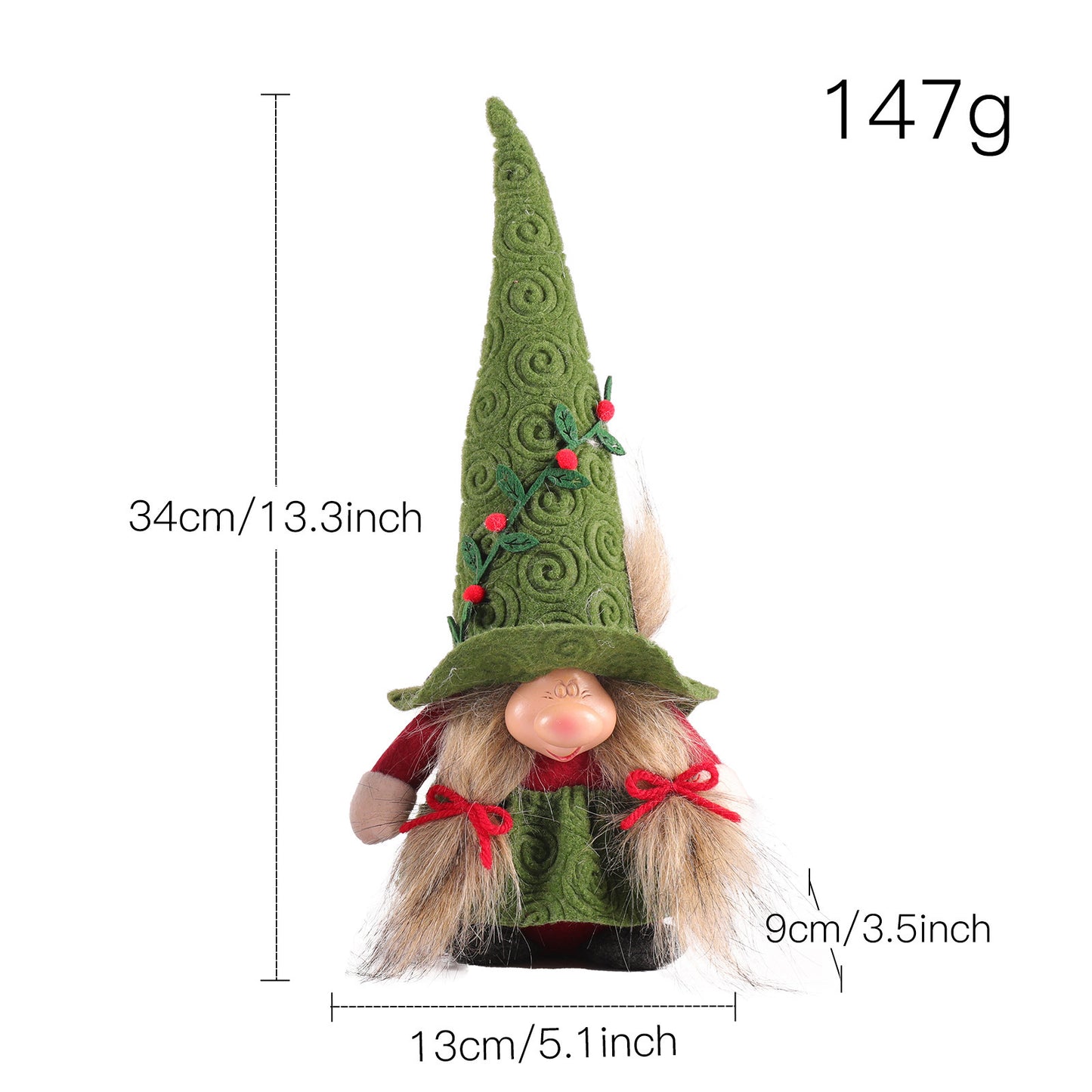 13" Christmas Decorative Vine Forest Doll