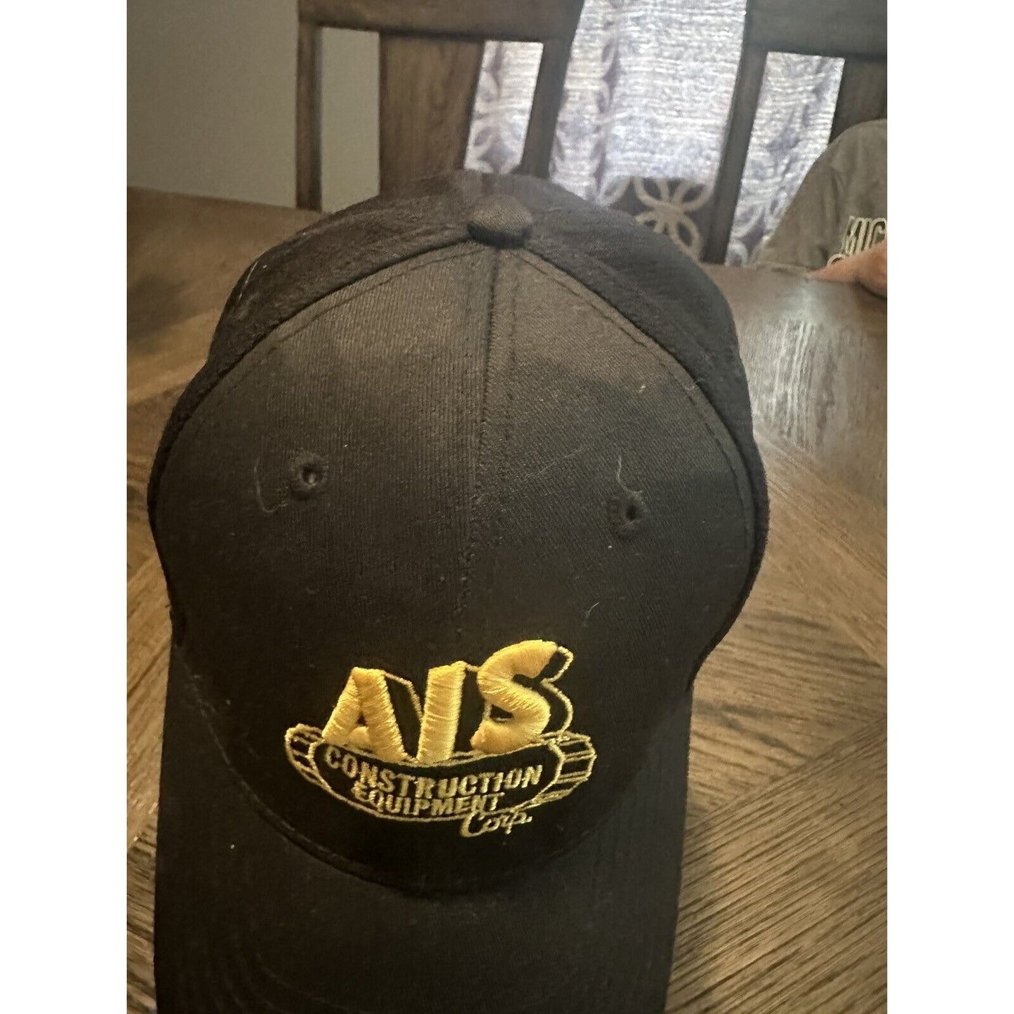 Baseball Cap Black M/L  AIS Construction John Deere Trucker Hat