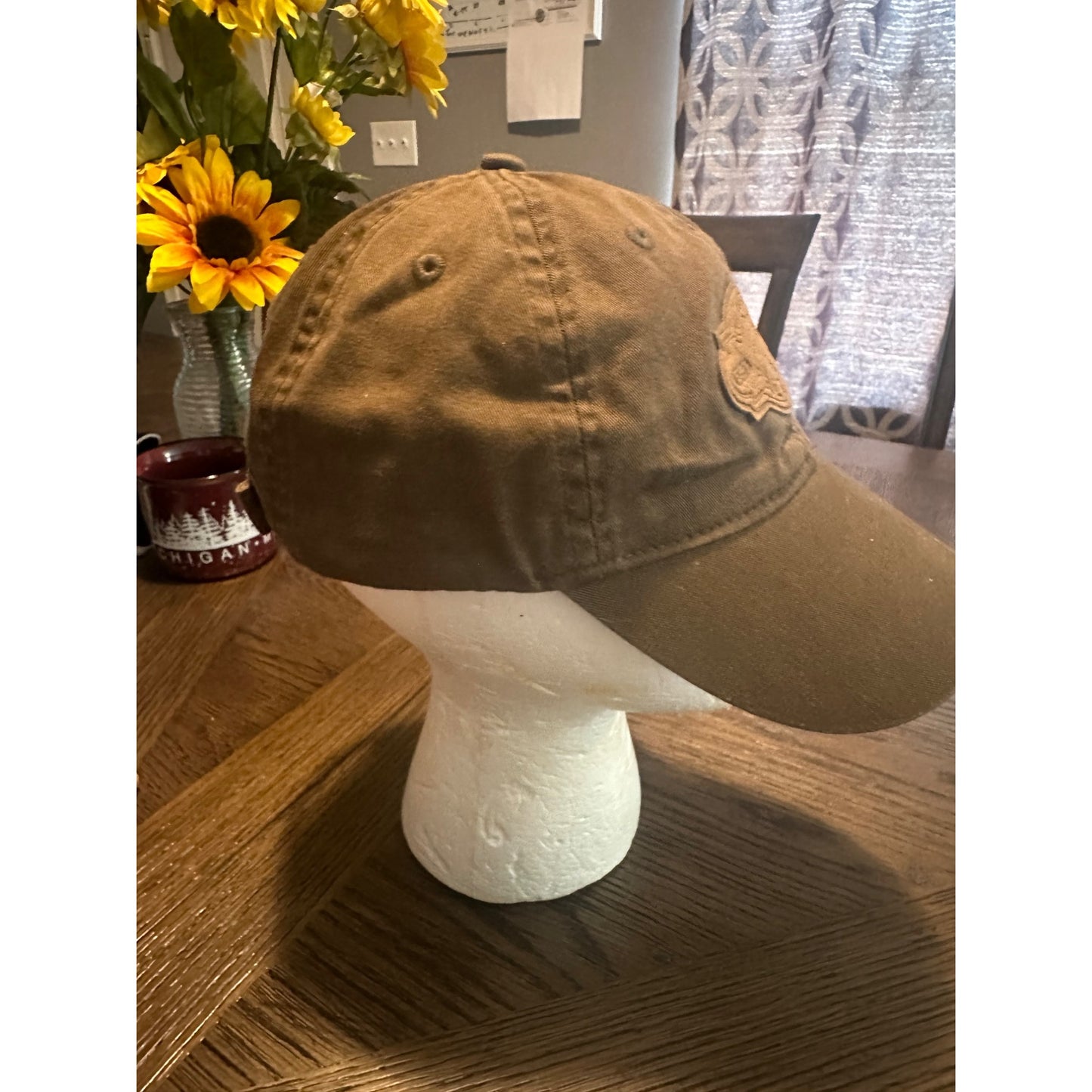 Alaska Cap By Arctic Circle Enterprises LLC - Embroidered Brown Men's Hat Fish Design & Adjustable Strap