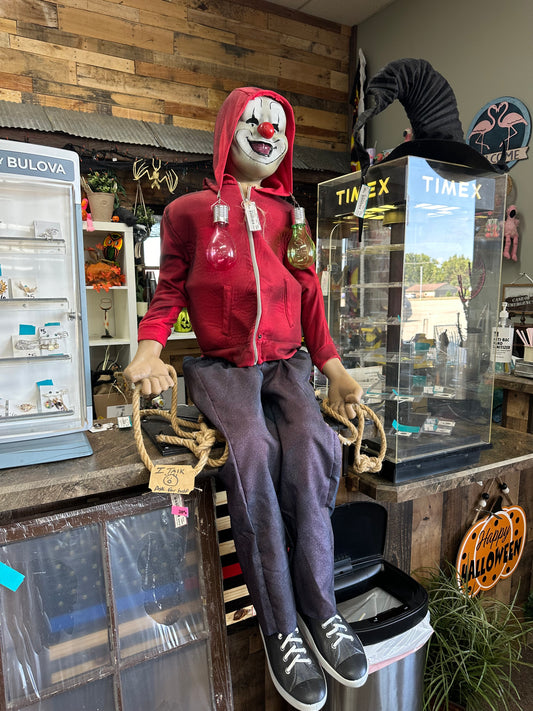 Johnny clown Halloween animatronic