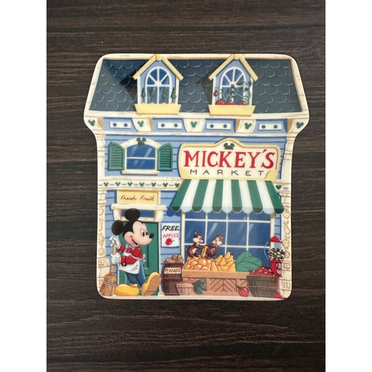 Disney Mickey's Market Ceramic Wall Hanging Decoration 7"x5"