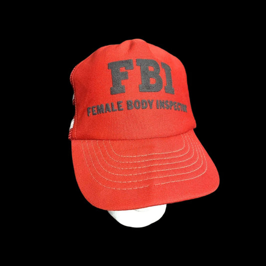 FBI female body inspector hat