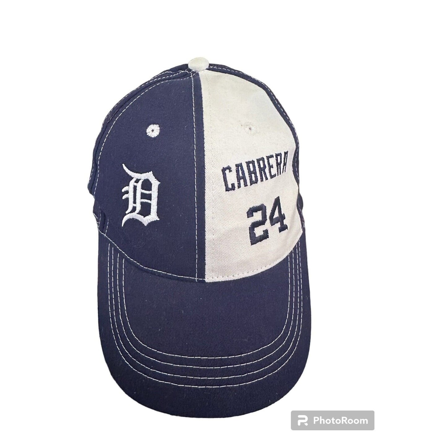 Detroit Tigers Hat 24 Cabrera FS Detroit Michigan Baseball Color Blocked