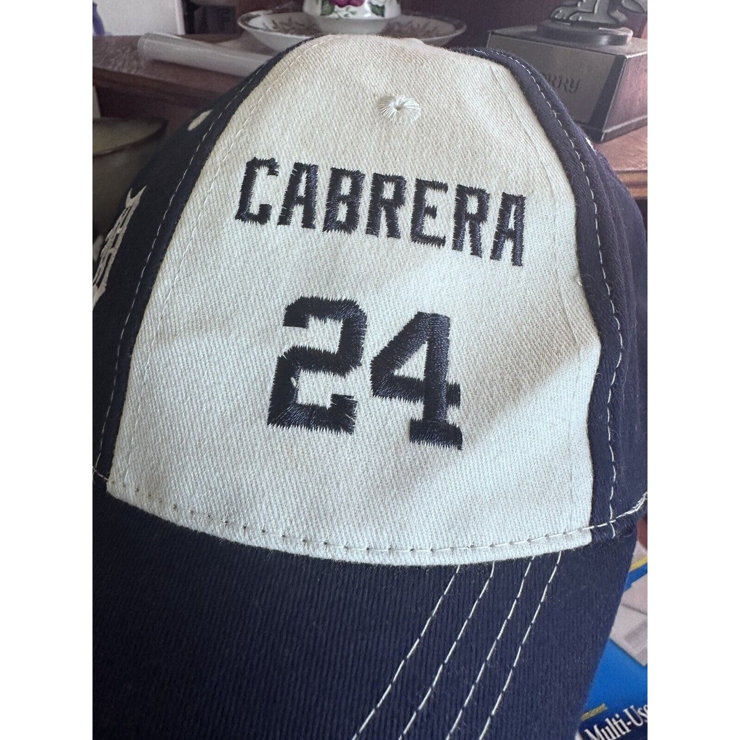 Detroit Tigers Hat 24 Cabrera FS Detroit Michigan Baseball Color Blocked