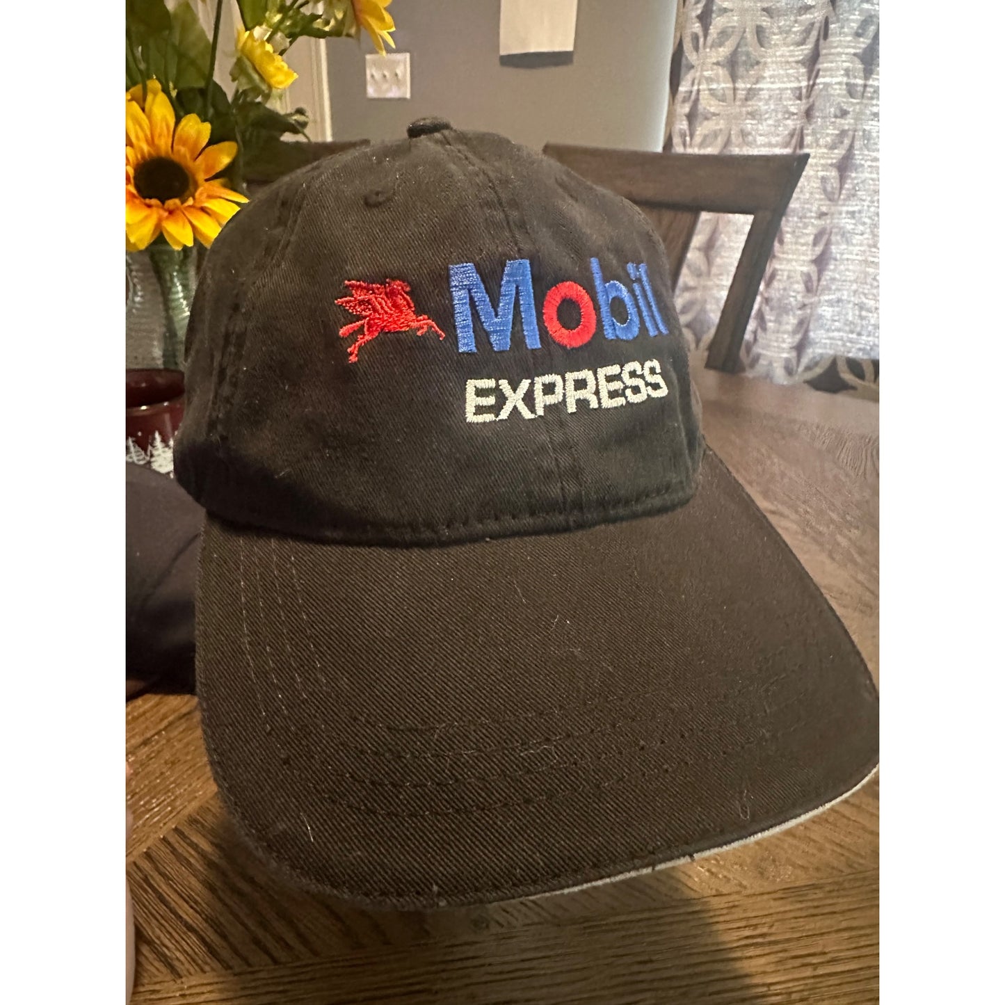 Mobil Express Cap America Adjustable Hat gasoline vintage