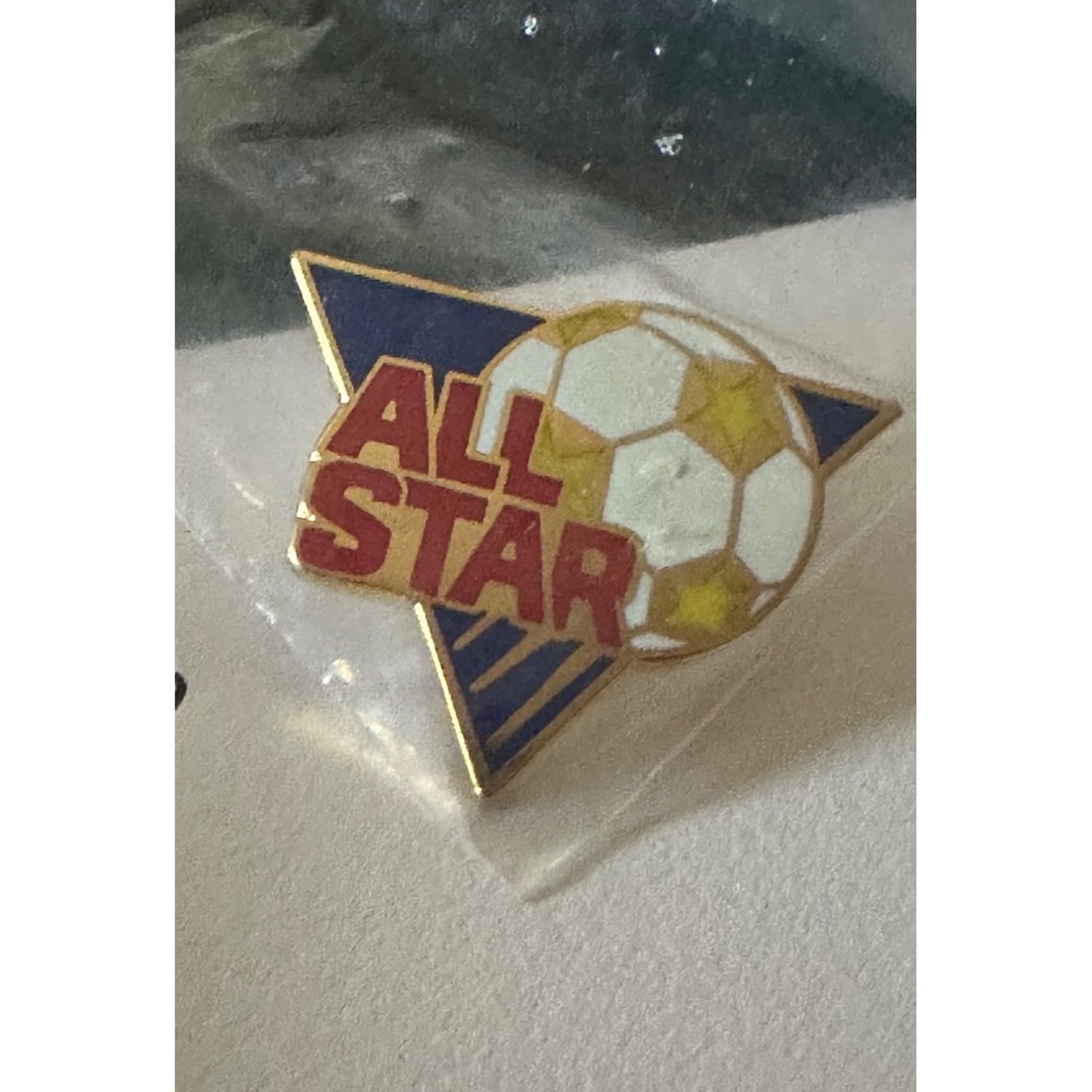 All Star Soccer Enamel Lapel Pin