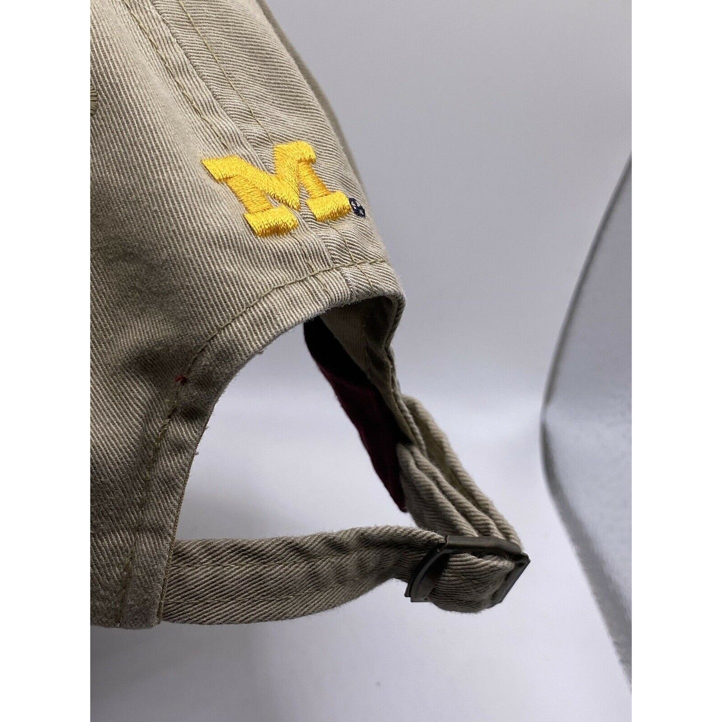 Michigan  Embroidered GO Blue  Maize Adjustable Cap / Hat